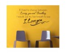 I Love You |  Wall Decal 